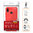 Flexi Slim Carbon Fibre Case for Huawei Nova 3i - Brushed Red